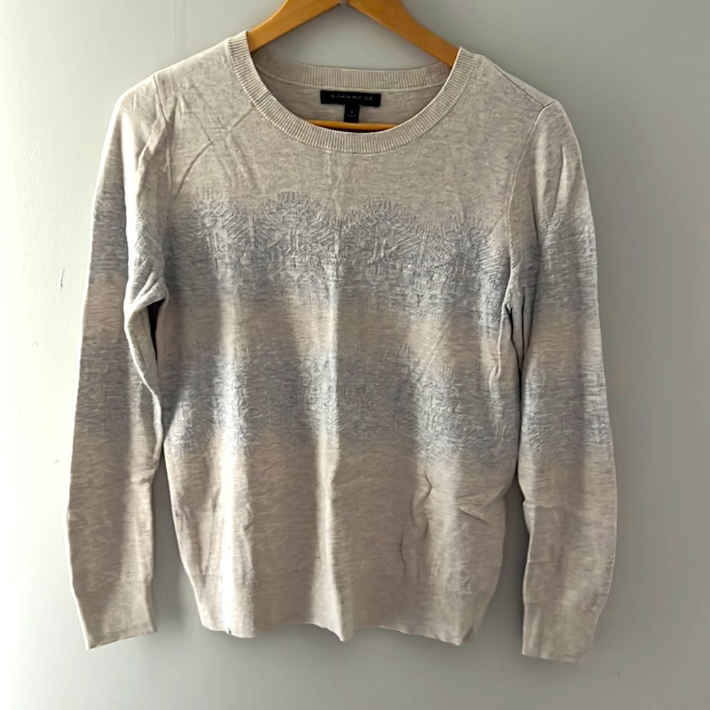 BR LS Sweater with pattern